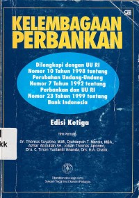 Image of Kelembagaan Perbankan