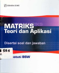Image of Matriks (Teori & Aplikasi)