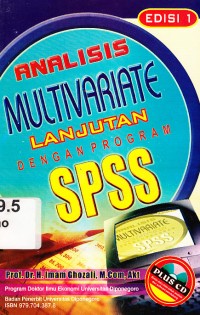Image of Analisis Multivariate Lanjutan dengan program SPSS